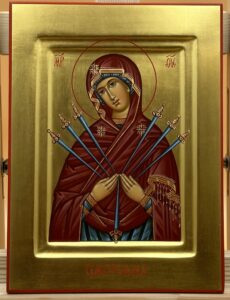 Богородица «Семистрельная» Образец 16 Кириши